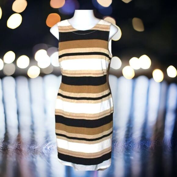 Banana Republic Layered Stripe Dress - Picture 1 of 2